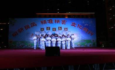 树新民风 精准扶贫 文化同行——我县成功举办大型文艺晚会